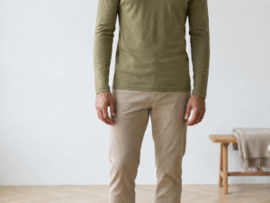 Men’s Merino Long Sleeve (Khaki)
