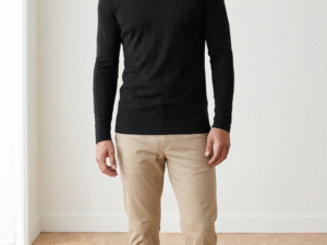 Men’s Merino Long Sleeve – Black