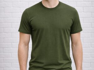 Men’s Merino Wool T-shirt – Short Sleeve – Khaki