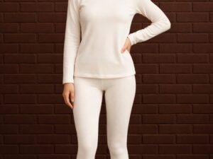 Women’s 100% Merino Wool Set – Long Sleeve Top & Leggings