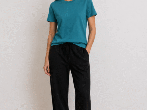 Womens Merino Wool T Shirt Turquoise