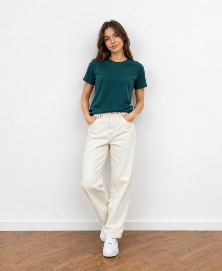 Women’s Merino Wool T-Shirt Dark Teal