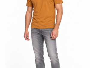 Men’s Mustard Merino Wool T-Shirt